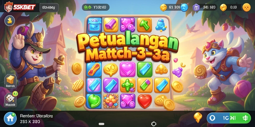 Tampilan menarik dari gameplay 55KBET yang memukau.