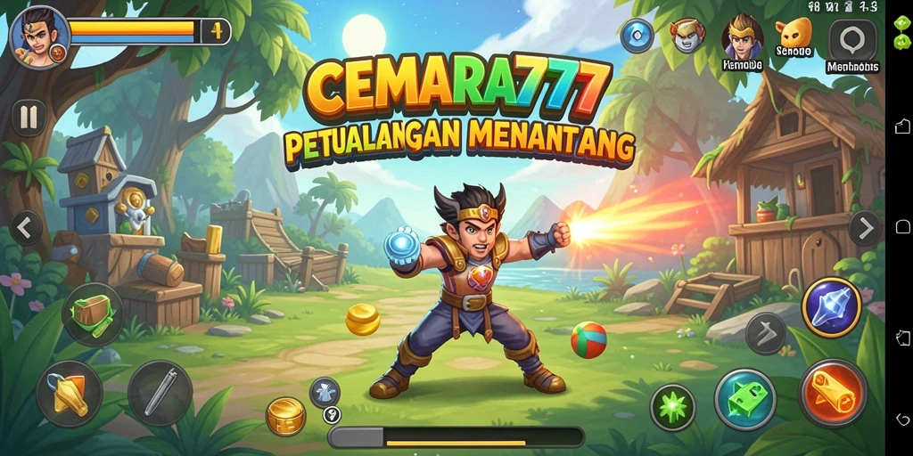 Tampilan gameplay seru dan penuh warna dari CEMARA777.