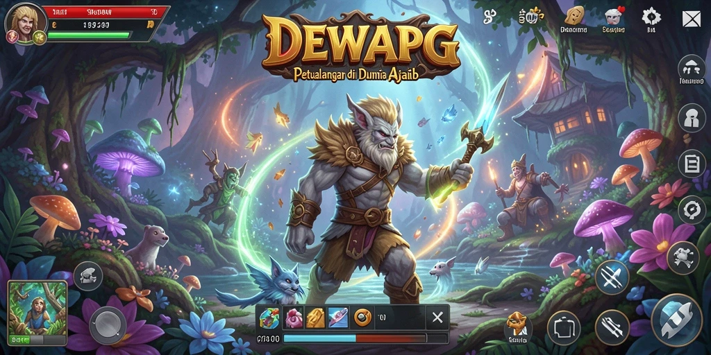 Gameplay DEWAPG yang seru dengan petualangan dan tantangan menunggu.