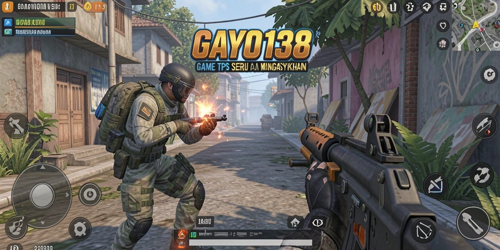 Gameplay seru dalam GAYO138 yang penuh aksi TPS.