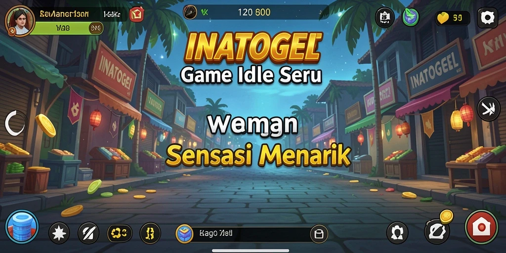 Tampilan gameplay INATOGEL yang memukau untuk pengalaman Idle yang menyenangkan.