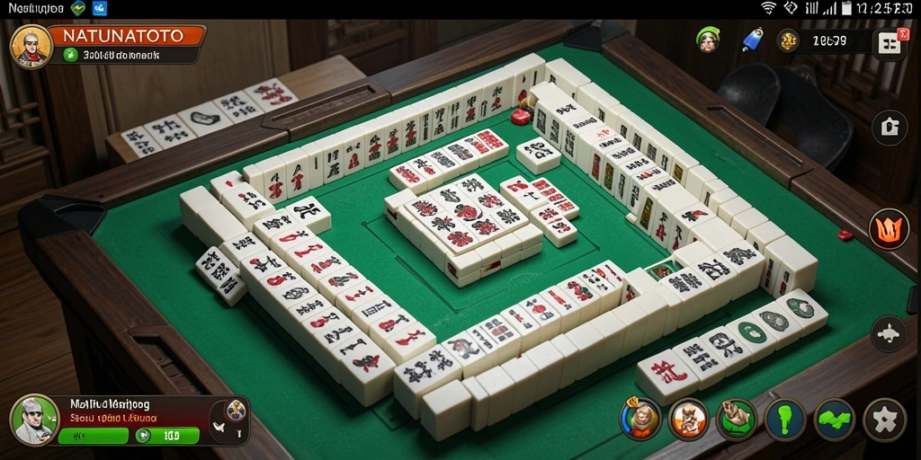 Gameplay seru dan menantang dari NATUNATOTO menunjukkan keindahan Mahjong.
