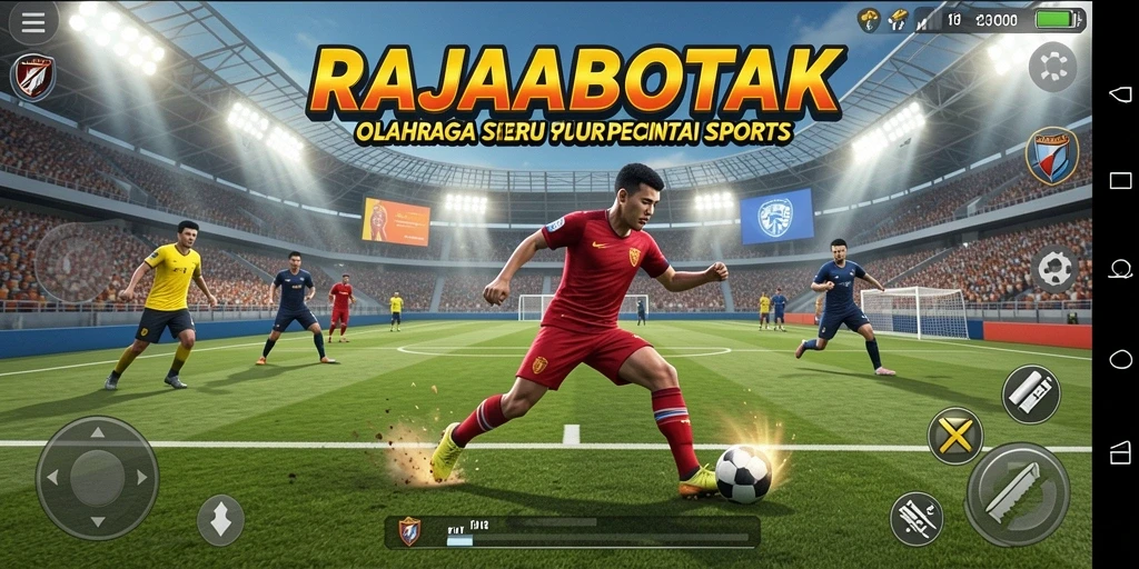 Tampilan menarik dari gameplay seru RAJABOTAK di lapangan.