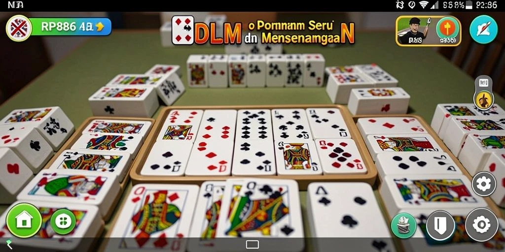 Screenshot RP886 menampilkan pemain yang sedang berkompetisi dalam permainan Domino.