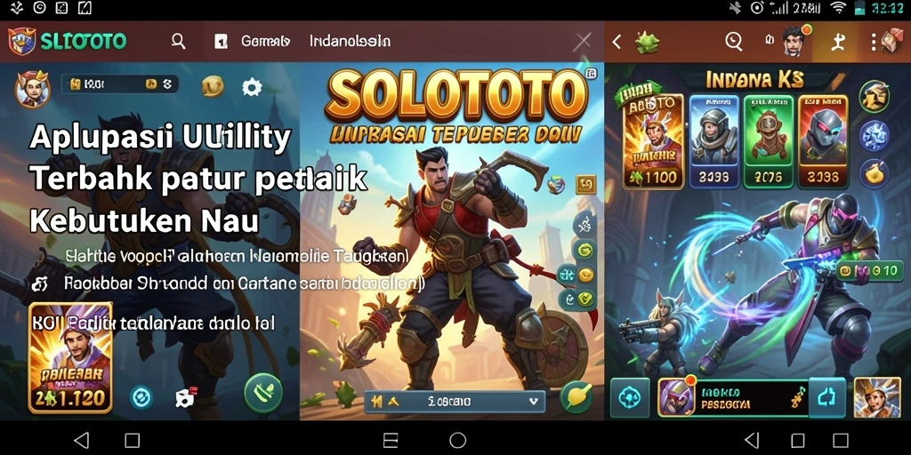 Tampilan antarmuka SOLOTOTO yang modern dan intuitif.