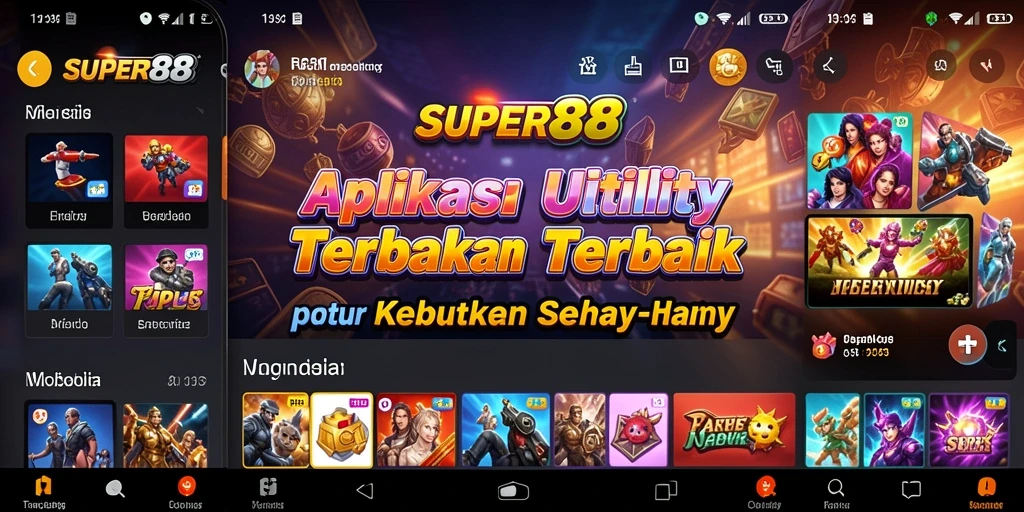 Tampilan utama SUPER88 dengan fitur pengingat dan manajemen tugas yang efisien.