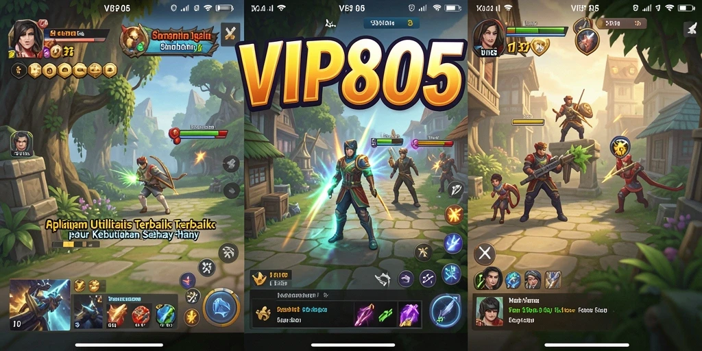 Tampilan antarmuka VIP805 yang modern dan fungsional.