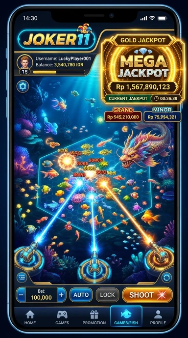 Screenshot antarmuka pengguna joker11 yang menarik dan mudah digunakan.